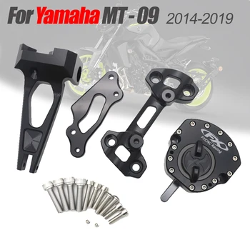 Pre Yamaha MT 09 FZ 09-2019 CNC MT09 FZ09 Obrátil Bezpečnostné Riadenie Klapky s Mount Držiak 2018 2017 2016