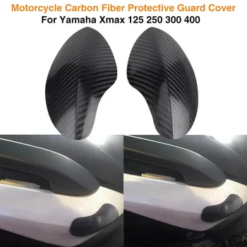 Pre Yamaha Xmax 125 250 300 400 Ľavej a pravej motocykel, skúter bočných krytov, reálne uhlíkových vlákien ochranný kryt