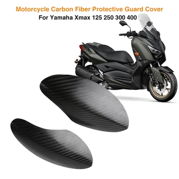 Pre Yamaha Xmax 125 250 300 400 Ľavej a pravej motocykel, skúter bočných krytov, reálne uhlíkových vlákien ochranný kryt