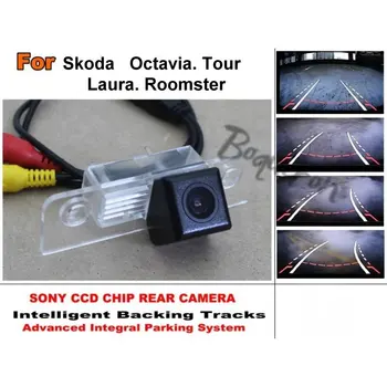 Pre Škoda Octavia Tour Laura Roomster 1996~Inteligentné Parkovanie Fotoaparát s Skladieb Modul Zadný Fotoaparát CCD, Nočné Videnie