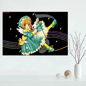 Predaj Japonskom Anime Série Diamond Maľovanie DIY Card Captor Sakura Cross Stitch Mozaiky Plné Námestie Výšivky Dievča Výzdoba Steny Stick