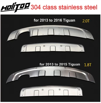 Predné&zadné protišmykové platne/bumper kryt kryt chránič pre Volkswagen Tiguan 2012-2016,304 nerezovej ocele,2ks/set, podpora cenu
