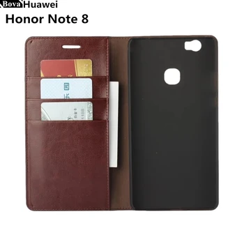 Premium kožený Kryt Prípade Peňaženky Prípade Huawei Honor Poznámka 8 EDI-AL10 6.6