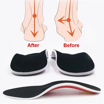 Premium Protetických Gel Vysokej Arch Support Vložky Gel Pad 3D Podpora Klenby Ploché Nohy Pre Ženy / Mužov ortopedické Nohy bolesť Unisex