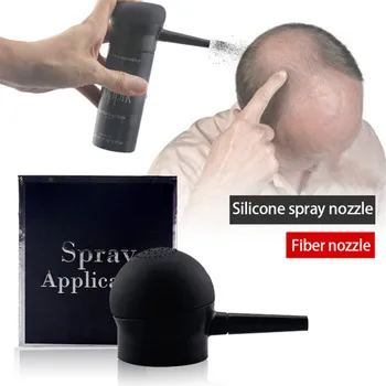 Prenosné Hot Predaj Vlasy Budovy Fiber Powder Toppik Sprej Aplikátor Predĺženie Trysky Čerpadlo Pre Vypadávanie Vlasov