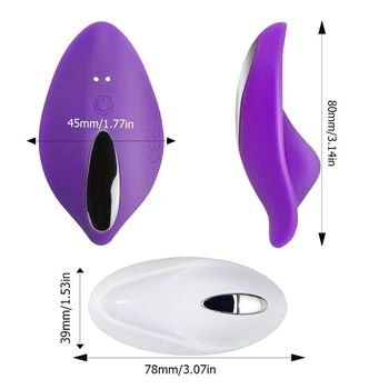 Prenosné Klitorálny Stimulátor Neviditeľné Pokojnej Pánty Pošvy Gule Bezdrôtové Diaľkové Ovládanie Vibračné Vajíčko Sexuálne Hračky Pre Ženy