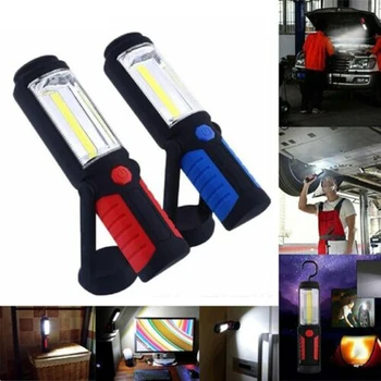 Prenosné LED Bleskom Ručné Baterky Lampy Magnet Pracovné Svetlo USB Nabíjateľné KLAS+LED Inšpekcii Práce Svetlo Flexibilný Baterka