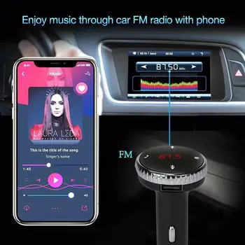 Prenosné Modulátor do Auta MP3 Prehrávač, SD w/Diaľkové Bezdrôtové Bluetooth LCD displej, FM Vysielač Nové Auto-styling S Mikrofónom