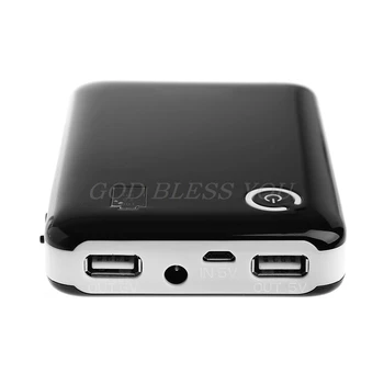 Prenosné Nastaviteľné 5V 9V 12V 18650 Batérie, Nabíjačky Prípade Dvojitý USB Port Mobile Power Bank Box puzdro Pre Mobilný Telefón, Tablet
