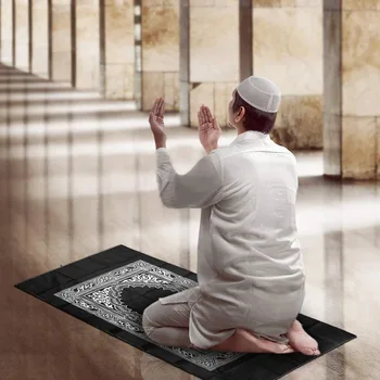 Prenosné, Nepremokavé Modlitba Mat Moslimských Cestovné Vrecko Mat Islamskej Moslimské Modlitby Koberec Koberec Islamskej Arabských Ramadánu Compas
