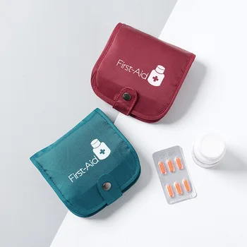 Prenosné priesvitné drog zber cestovnej medicíny taška distribúcie balíka Držiteľ Úložný Kontajner Prípade Pilulku Box Štiepačky