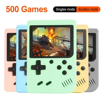 Prenosné Retro Video Herné Konzoly 3,0 Palca Mobilné Hry Hráč Postavený-v 500 Klasické Hry Mini Pocket Gamepad pre Deti Darček