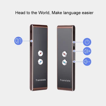 Prenosné T8 Inteligentný Hlasový Prejav Prekladateľ Obojsmerná Reálnom Čase 30 Multi-Jazykové Preklady Na Učenie, Cestovanie Business Stretnúť