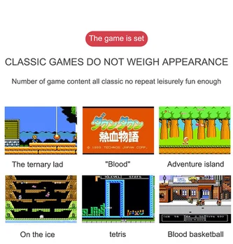 Prenosné Vreckové Herné Konzoly Retro Mini Video Hry Hráč Postavený v 500 Hry 3,0 Palca Mobilné Hry Hráčov Pre Deti Deti