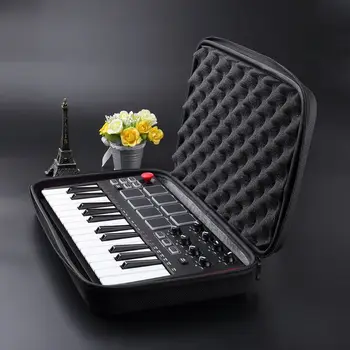 Prenosné úložiská Kabelka Cestovné Tvrdé puzdro, Krabica pre Akai MPK Mini MK2 MIDI Keyboard Controller Príslušenstvo