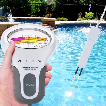 Prenosný Digitálny Monitor Ph Vody Tester Meter Analýza Chlóru Bazén Test Kit BJStore