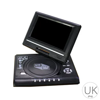 Prenosný DVD Prehrávač 270 Stupeň Otáčania Obrazovky Cestovné Mini DVD Prehrávanie Zariadenie US/UK/EU/AU Plug HD Video Prehrávač