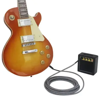 Prenosný Mini Bass Gitara Zosilňovač Guitarra AMP 5W Reproduktor Klip-na Gitaru Diely Príslušenstvo pre Elektrické Akustické Gitary