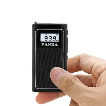 Prenosný Mini Vreckový FM Rádio Prijímač, Rádio, Vonkajší DSP Čip Stereo TF Karty, WMA, MP3, Slúchadlá S LCD Nabíjateľná Prehrávač