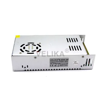 Prepínanie Napájania DC28V 17.8 A 500W Prepínač Power Source Ovládač Transformátory 110V 220V AC DC28V SMPS pre LED Svetlo CNC CCTV