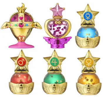 PrettyAngel - Originál Bandai Sailor Moon 20. Výročie Gashapon Bishoujo Senshi Sailor Moon Prism Moc Dome Mini Údaje