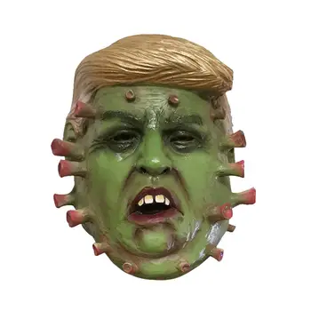 Prezident Trump Maska Realistické Dospelých Halloween Deluxe Latex Plnú Hlavu Donald Trump Horor Maska S Vlasmi Halloween Cosplay Prop