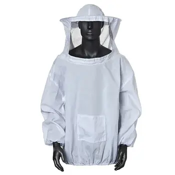 Priedušná Včelárskych Bunda Halena Ochranný odev Oblečenie Bee Vedenie Klobúk Rukáv Včelár Oblečenie, Chránič Zariadenia WJ79
