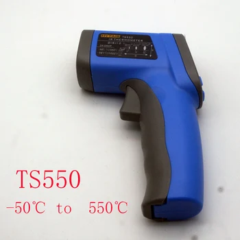 Priemyselné pouţitie Digitálny Infračervený Teplomer TS320TS550 LCD Displej Non-Kontakt Teplota meradla, Pyrometer IR Laserový Bod-50~380