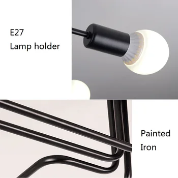 Priemyselné Stropné svietidlo Moderného Železa Spider Plafondlamp LED Ročníka, Obývacia Izba, Spálňa Stropné Lampy, Flush Mount Lampara Techo