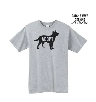 Prijať tričko - Prijať útočisko dog t shirt - milovník Psov tričko - zachrániť psa tričko - Pes darček - nemusíte obchod, prijať-C041