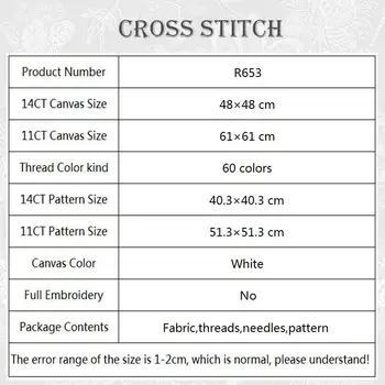 Princ a elfovia Cross-Stitch Počíta 11CT 14CT Tlačené Na Plátno DIY Cross stitch súpravy Výšivky, Výšivky Sady
