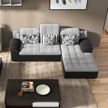 Prispôsobený kvalitný nábytok do obývacej izby obývacia izba, sedacia súprava, textílie, gauč