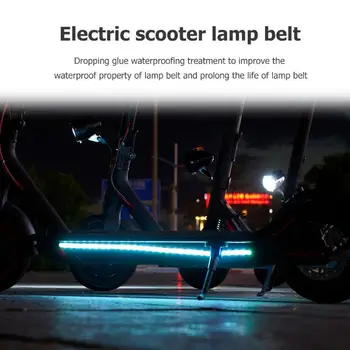 Pro LED Pásy Baterka Bar Lampa Pre Xiao Mijia M365 Elektrický Skúter Skateboard Noc Cyklistické Bezpečnosti Dekoratívne Svetlo