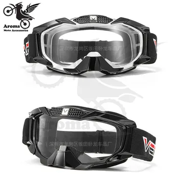 Profesionálne jasný objektív lyžiarske okuliare ochrana farebné obtlačok na koni moto diely vonkajšie chrániť vetru šport lyžovanie okuliare závodné motocykle okuliarov pre husqvarna KTM nečistoty pit bike motokrosové okuliare príslušenstvo