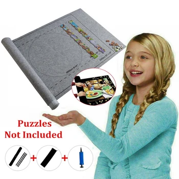 Profesionálne Puzzle Roll Mat Deka Cítil Mat až 1500/2000/3000 Kusov Príslušenstva Puzzle Prenosné Cestovné Skladovanie Taška