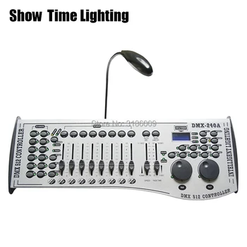 Profesionálne Stage Osvetlenie DMX 240A Radič Biele telo Konzoly DJ Zariadenia DMX 512 Ovládanie LED Par Pohyblivé Hlavy Showtime