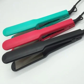 Profesionálne zliatiny titánu hair straightener Rovné vlasy, závlačky To môže byť používané v domácnostiach a salóny farba červená zelená 110v-220v