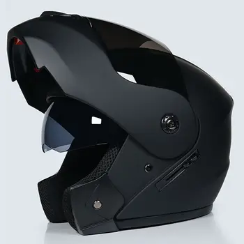 Profesionálne Závodné Motokrosové Prilby Modulárny Duálny Objektív Motocykel Unisex Prilba Plnú Tvár Bezpečná Prilba Flip Up Cascos Para Moto