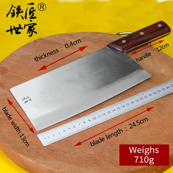 Profesionálny kuchár nože kuchynské nože z nehrdzavejúcej ocele, Krájanie, nôž Čínsky ručné zeleniny, rýb, mäsa nôž cuchillo cocina
