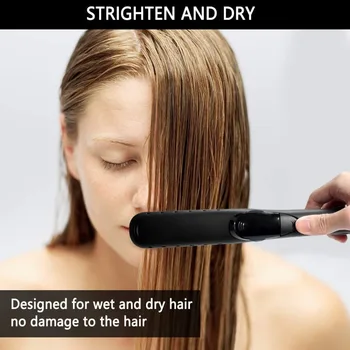 Profesionálny Parný Hair Straightener Keramické Vlasy Ploché Železo Postrekovač Curler Rýchlo zahriať Vlasy Styling Nástroj Dropshipping produkt