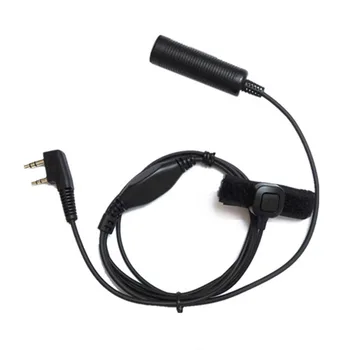Prst PTT Kábel Headsetu Príslušenstvo pre Z-Taktické Tca-Sky Peltor Slúchadlá pre Baofeng UV-5R UV-82 888S