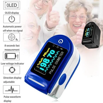 Prst pulz Domácich Digitálnych Prsta pulz Kyslíka v Krvi, SPO2 PR Monitor Krvného Srdcového tepu Oxymetrie Monitor oximeter
