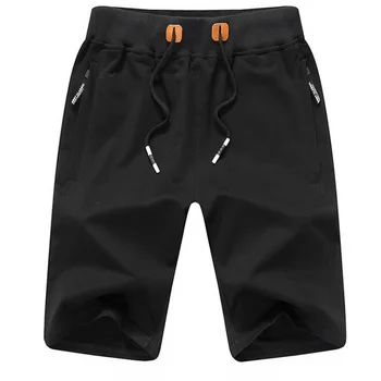 Príležitostné Letné Krátke Nohavice Šortky Bermudas Čierna Biela Boardshorts Homme Klasické Oblečenie Beach Šortky Muž Jogger Krátke Tepláky