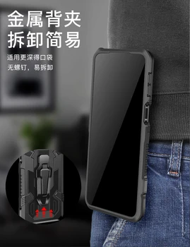 Prípad Pre Xiao Redmi Poznámka 10 9 Pro Max 9S 8 7 6 5 8A 7A 9A10X 9C Poco X3 NFC Mi 10 TON Magnet šok dôkaz Brnenie Späť klip Kryt