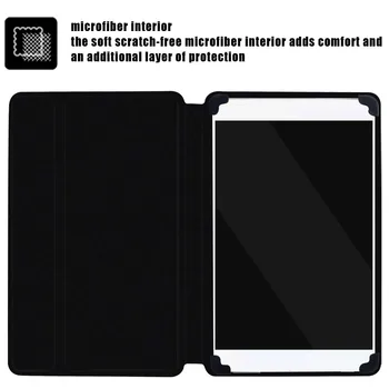 Prípad tabletu od spoločnosti Lenovo Smart Kartu M8/Tab M10 Ľahký Farbou Kože Skladací Stojan Ochranný Kryt pre 8 Palcový/10.1-Palcový