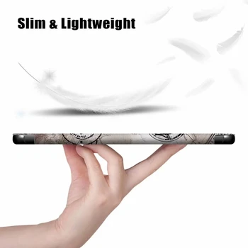 Prípad tabletu Samsung Galaxy Tab S6 Lite 10.4 2020 SM-P610 SM-P615 Násobne PU Kožené Stojan, Kryt pre galaxy tab S6 Lite prípade+Pero