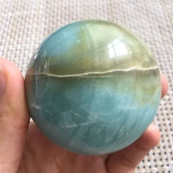 Prírodné karibiku kalcitu Crystal ball Power Ball Orb Prírodné kamene a minerály, reiki Liečenie pre priateľa darček