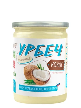 Prírodné kokosové vložiť, bez cukru, palmový olej zadarmo, TM #Spread_nut 230 gr., Zdravé potraviny, urbech, zdravé jedlo, kokosový olej