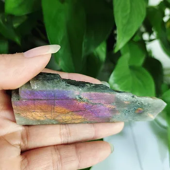 Prírodné labrador crystal kameň plátky uzdravenie a domáce dekorácie moonlight kameň čakra feng shui kamene