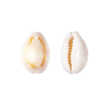 Prírodné Shell Perly Biele pre Šperky Náramok, Náhrdelník Náušnice, Takže DIY Otvor: 1mm o 350pcs/500g
